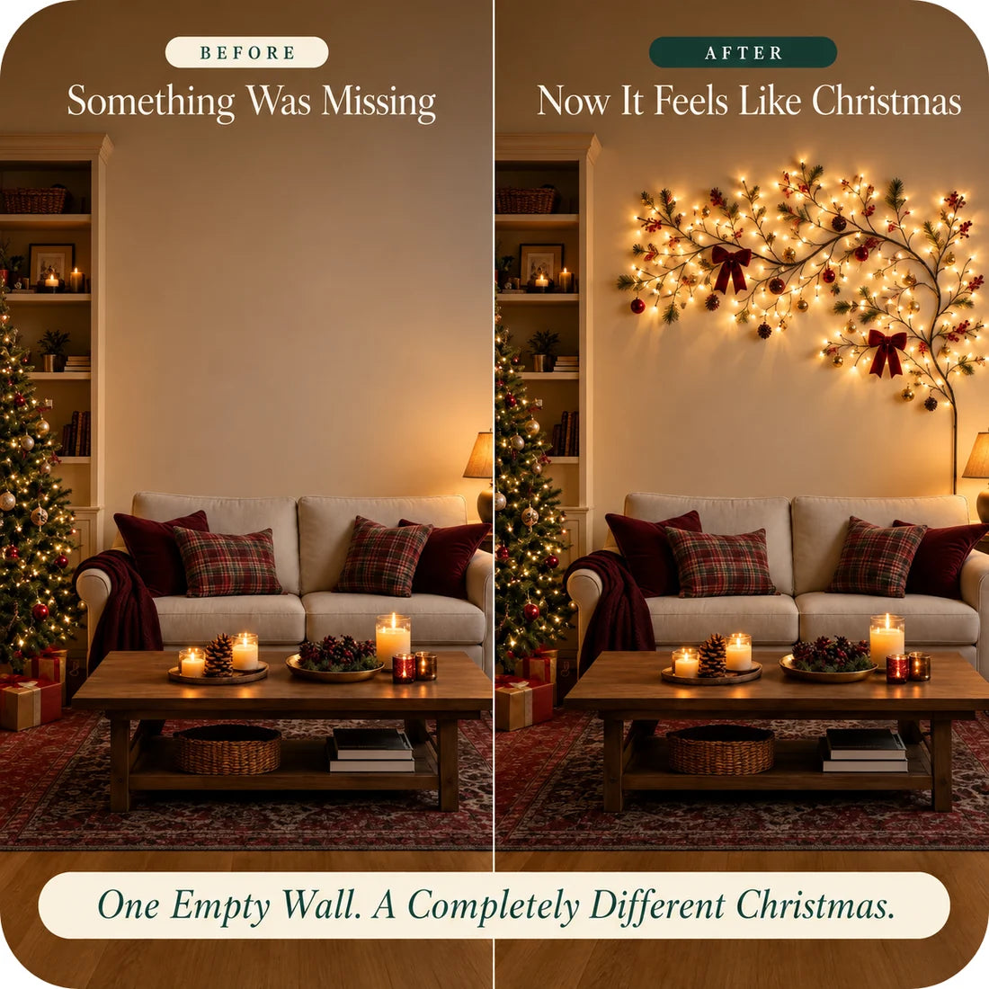 Frosty Lights™ Christmas Wall Lights