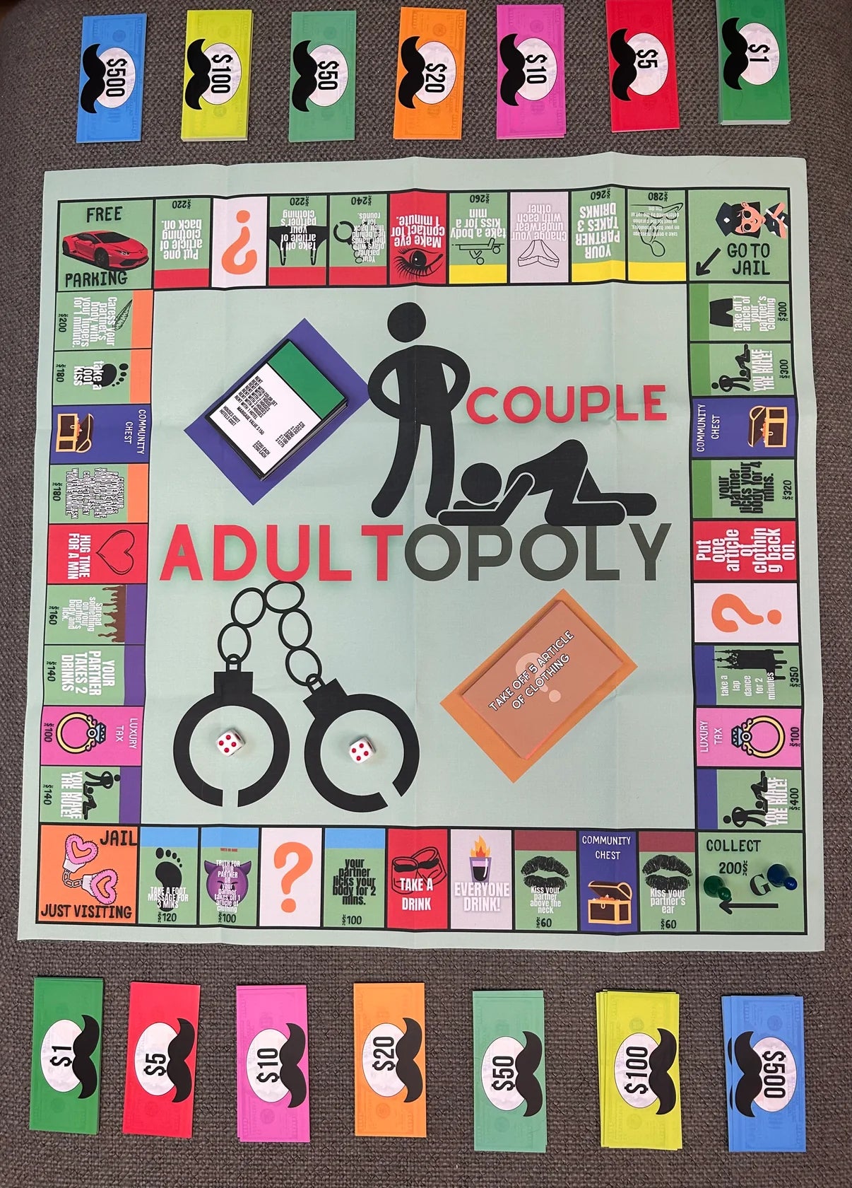 Bricked Monopoly™ - Adult Monopoly